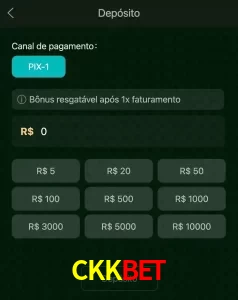 deposits CKKBET